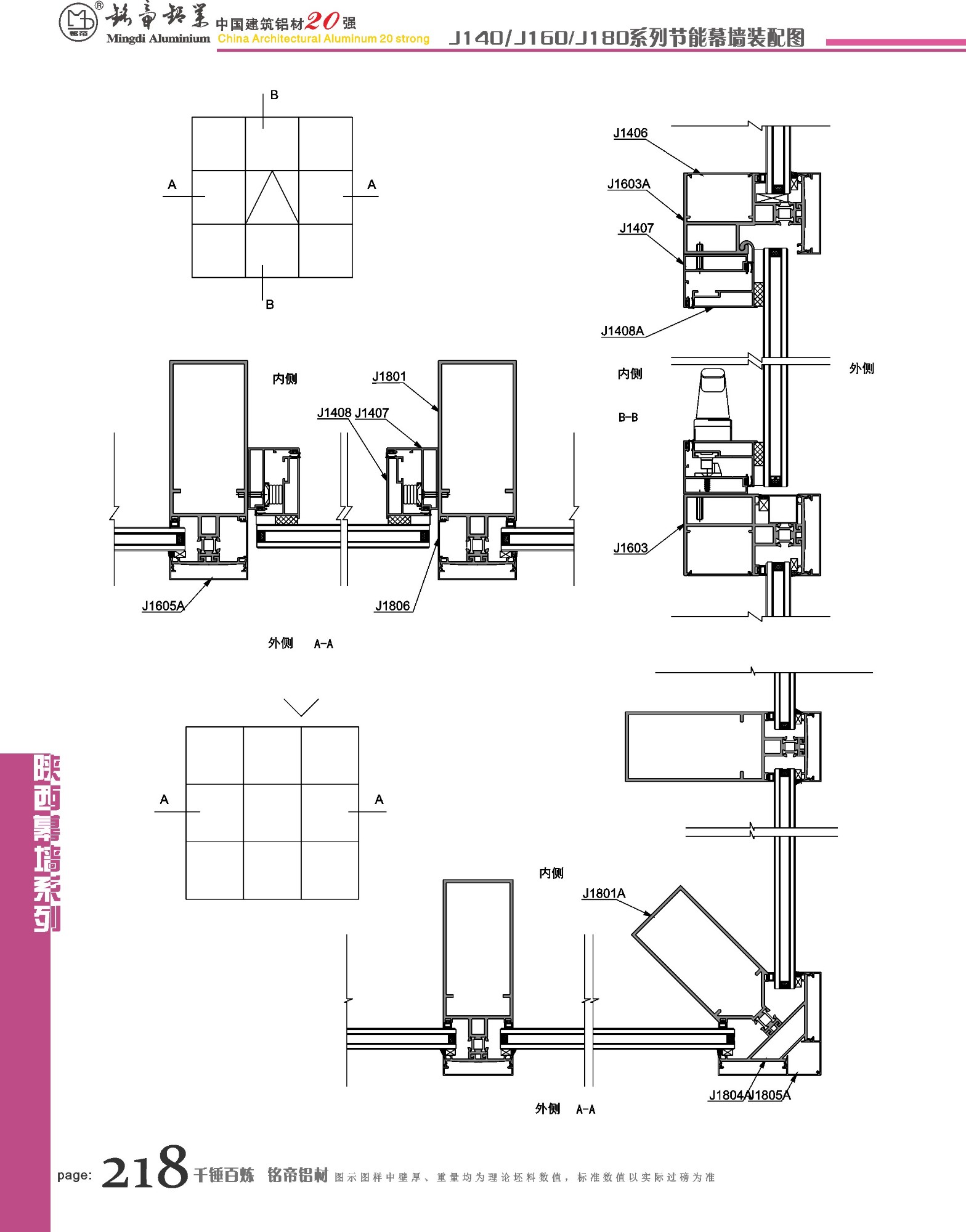 TM J140/J160/180系列幕墻